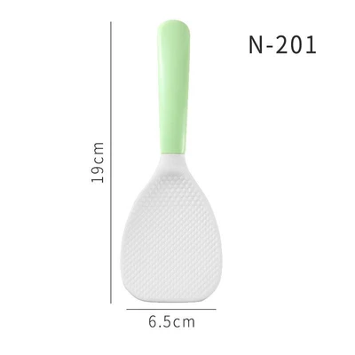Rice spoon green (with cardboard packaging)