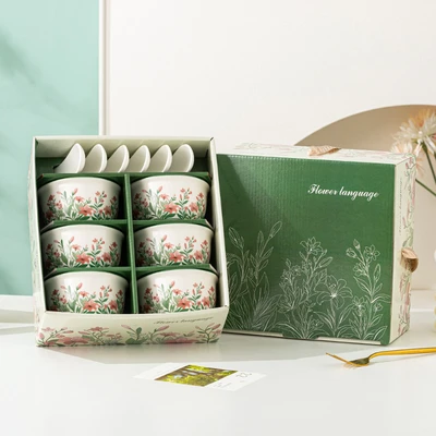 Lily-6 bowls and 6 spoons [20 sets/box]