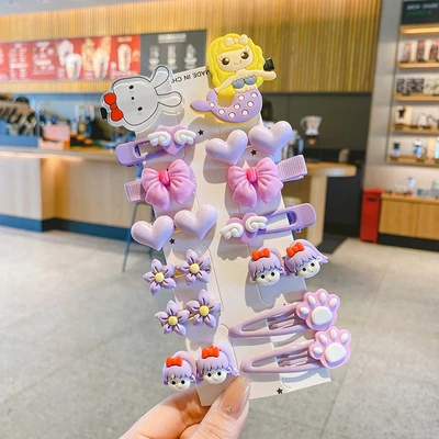 Purple mermaid 14-piece set (cardboard set)