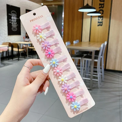 4#Glossy flower 10-piece set