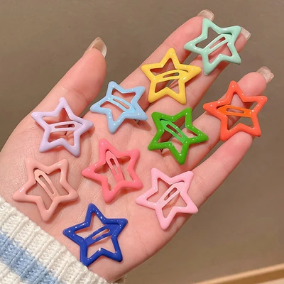 5#Green star clip combination