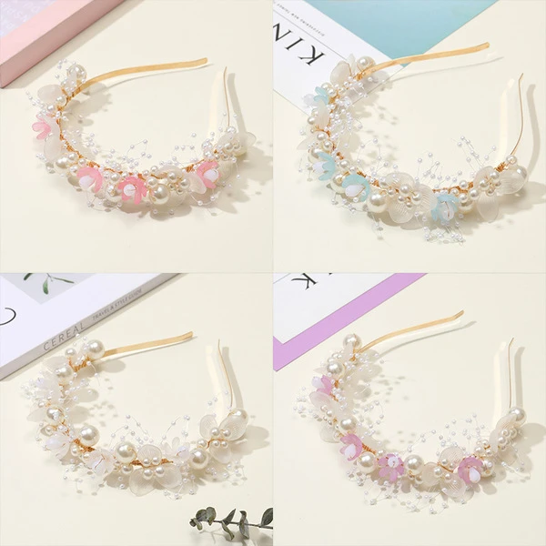 Mori Garland Super fairy crown headband flower catwalk accessories