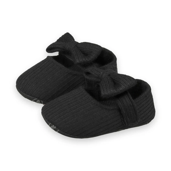 Adorable Bow Woolen Baby Shoes – Cozy Comfort for Little Feet