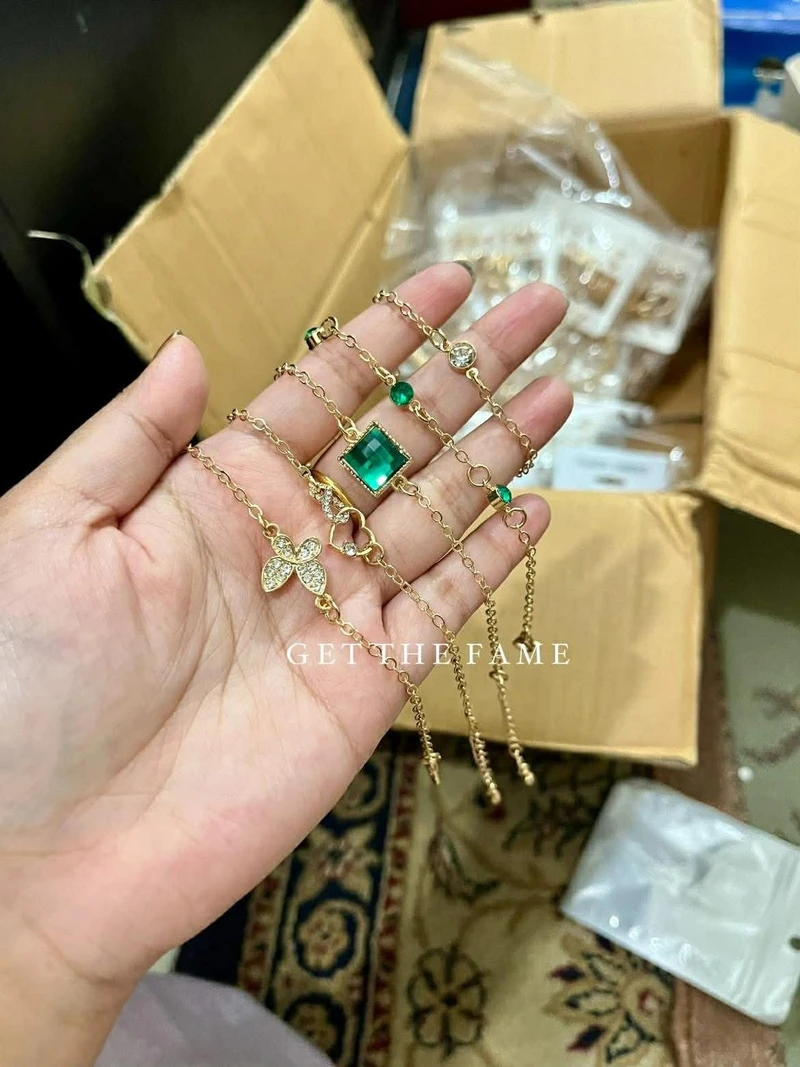 5 pcs Green Bracelet Set ✨