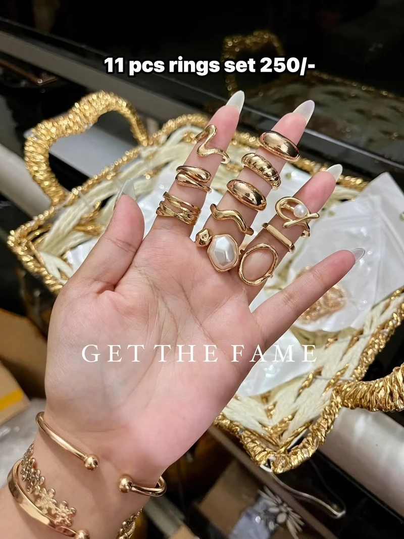 11 pcs Rings Set ✨💍