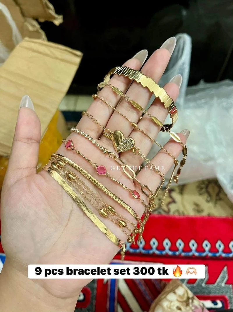 Viral 9 pcs Bracelet Set ✨