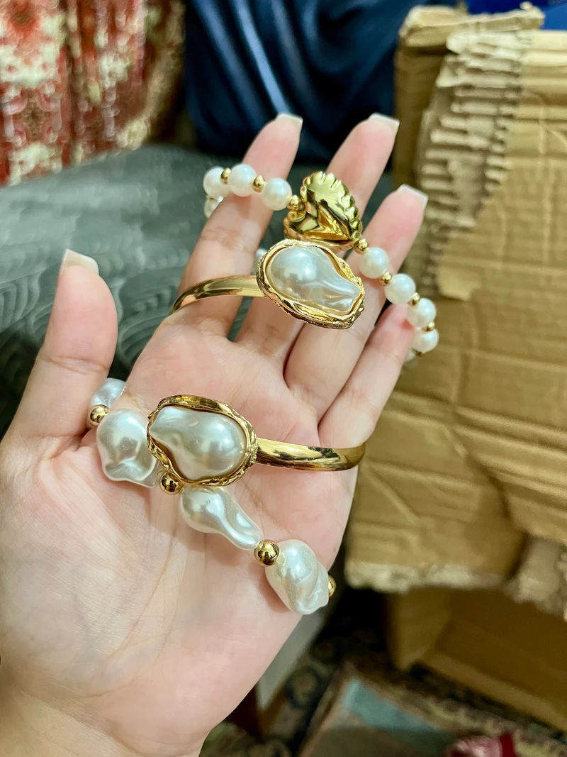 3 pcs Pearl Stylish Bracelet Stack ✨