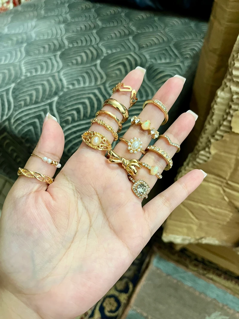 Pinteresty 15 pcs Rings Set ✨💍