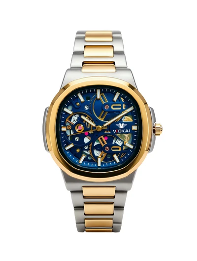 Two-tone dark blue dial
