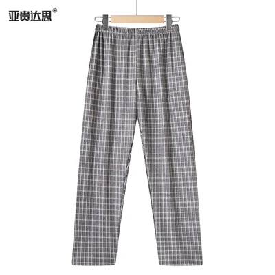 Derong plaid pants 660 gray