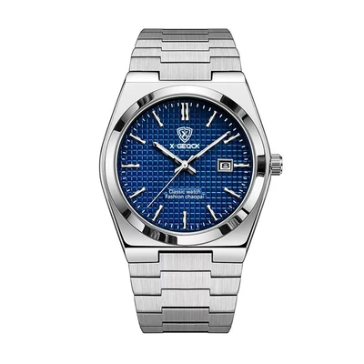 Silver shell dark blue