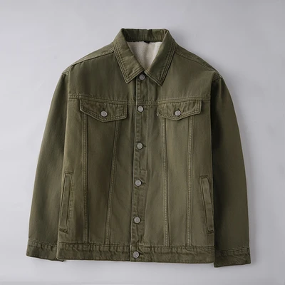 Military green plus velvet