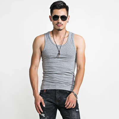 polyester vest gray
