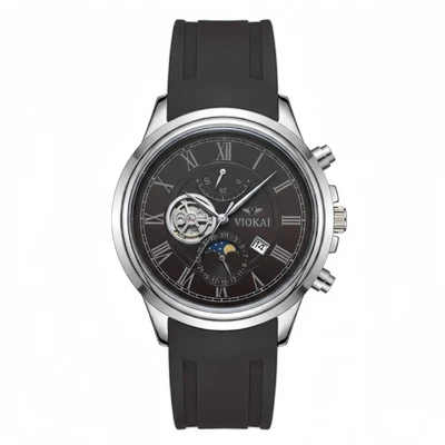 White case, black dial
