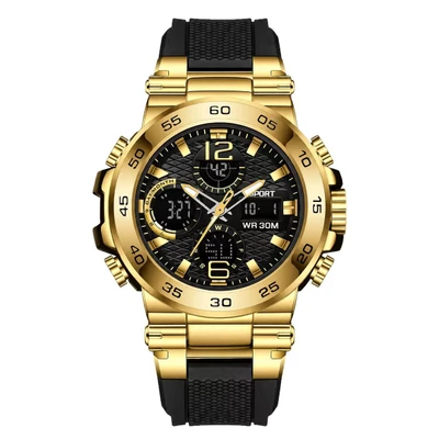 Gold shell black belt