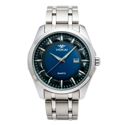 White case with gradient blue dial