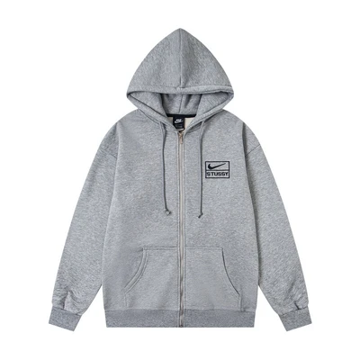 8906 Gray [Embroidered and Fleece-Lined]