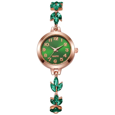 Rose gold green