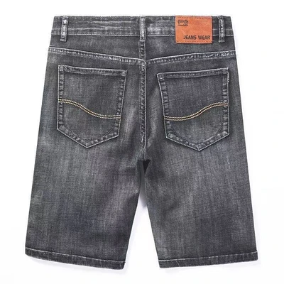 866 black gray|(high quality) five-quarter pants