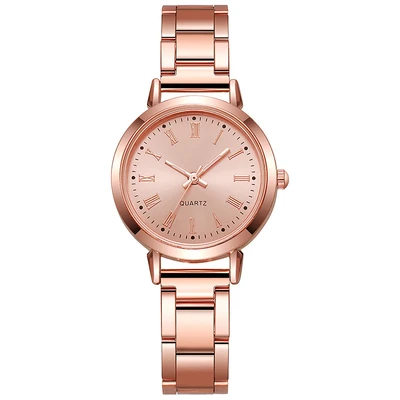 Rose gold roman numerals