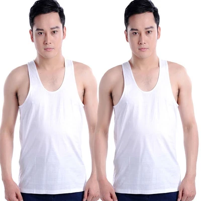 Polyester vest 2 pieces (white)