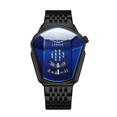 Steel belt black shell blue surface