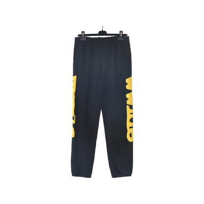 188-2 black and yellow sweatpants