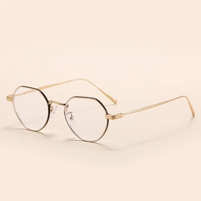 Gold frame coffee edge