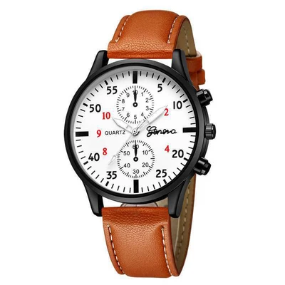 Brown with white surface