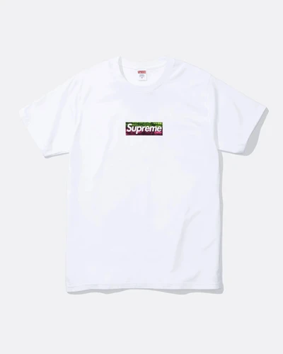 Supreme ss25 los angeles mountain fire rescue box logo short sleeve t-shirt men and women same style white