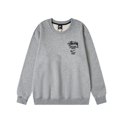 8908 Gray [Embroidered and Fleece-Lined]