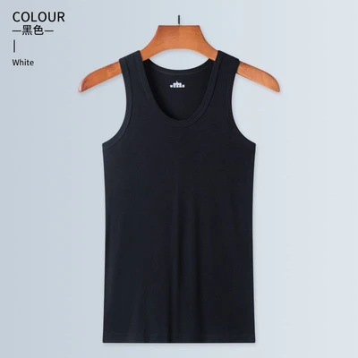 Cotton vest Black