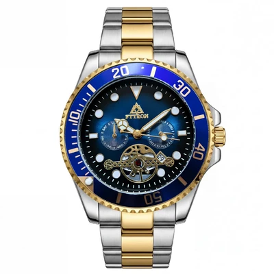 Two-tone blue dial