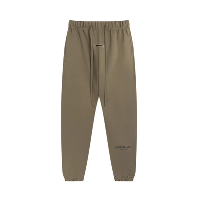 558 pants in khaki color with embossed letters