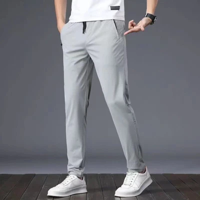 Spider pants light gray