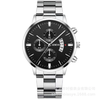 3 Point Calendar Silver Black