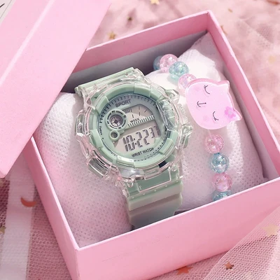 Matcha green watch (colorful luminous)
