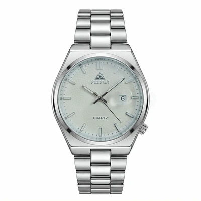 Silver-white dial