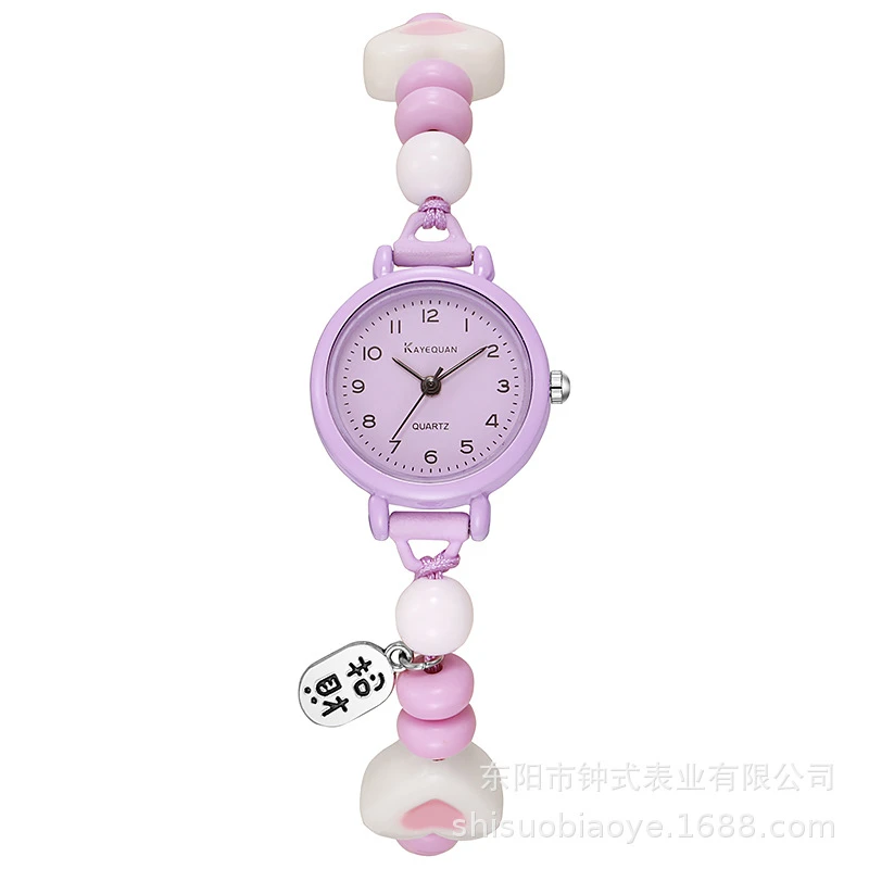 Dopamine Milk Handmade Women's Bracelet Watch, Artistic and Simple, Girls' Best Friend Watch, Niche Student Watch