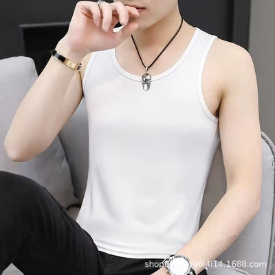 polyester vest white