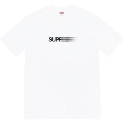 Supreme ss23 week18 series phantom logo round neck short-sleeved american trendy t-shirt for men and women in white