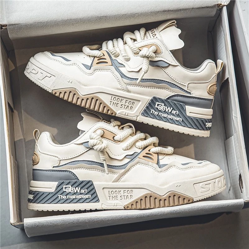 Cross-border plus size Men's Shoes Summer 2024 New Arrival Breathable Casual Shoes Trendy sneaker All-match Flat Shoes for Teenagers