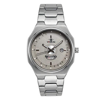 Model A with white case and gray dial