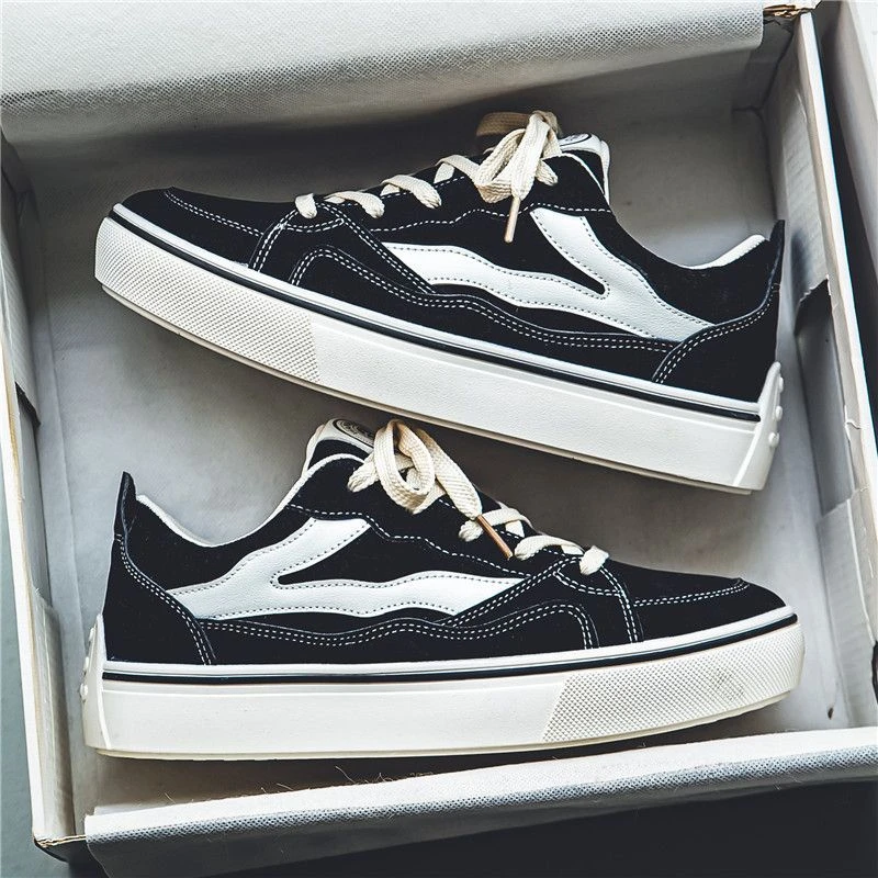 Canvas Shoes Men's 2024 New Summer Men's Shoes Teenager College Style Ins Trendy Shoes Men's Casual Sports Board Shoes