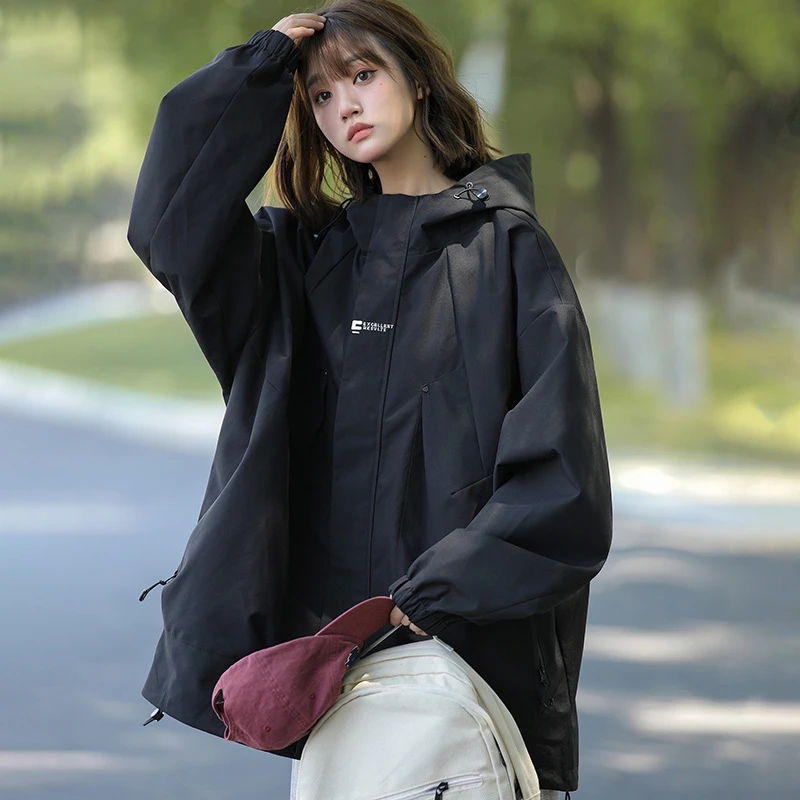 NASA American-style Functional Jacket Women's Spring and Autumn Outdoor Waterproof Mountaineering Suit Small Trendy Jacket Coat