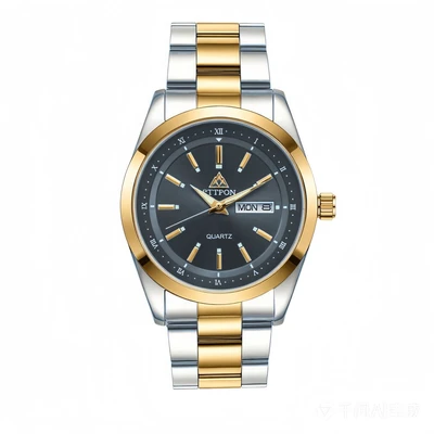 Golden gray dial