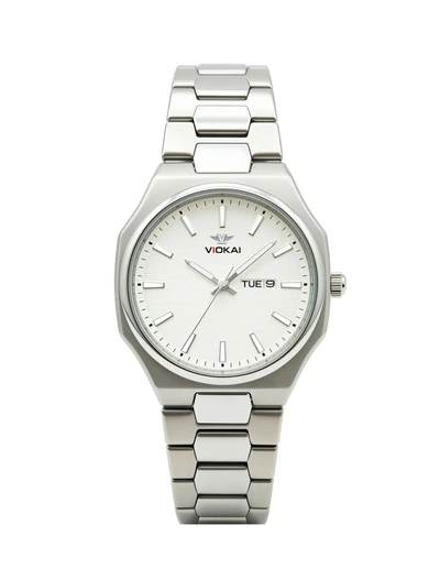 Model B with white case and white dial