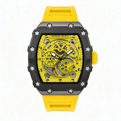 Black case, yellow strap ~ Model No. 4