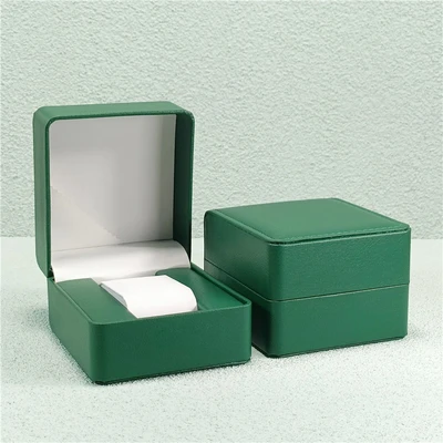 Green flip gift box