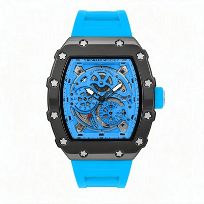 Black case, blue strap ~ Model No. 4